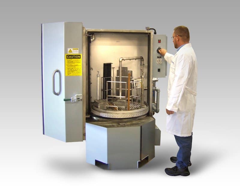 F-3000-P-ZX-SS spray cabinet washer to clean pharma capsule printing parts