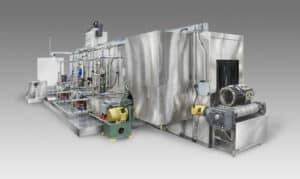 conveyor washer for compressors