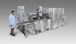 C-14 Conveyor belt washer for cleaning battery cells