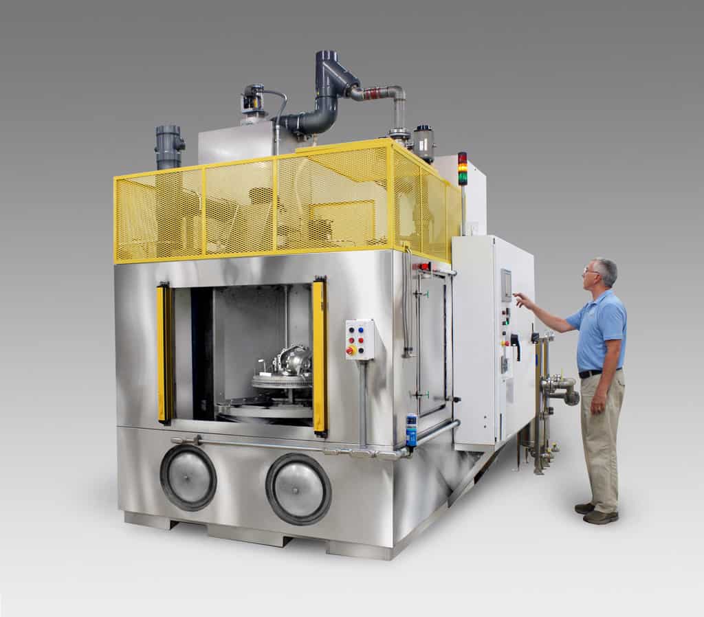 C-6000-PCS Carousel washer to clean automotive driveline and drivetrain components