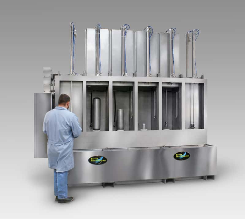 Gas cylinder cleaning system RTO-2000-PCS