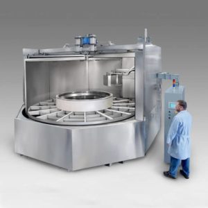 Custom Parts Washer unit engineered for precision cleaning of windmill bearings