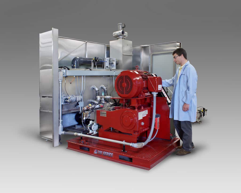 60-HP High pressure conveyor belt washer for cleaning dental mold trays