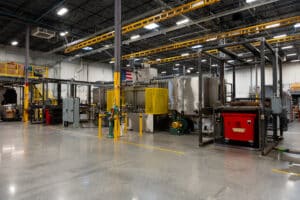 Medical Waste bin washer with automated flipping.