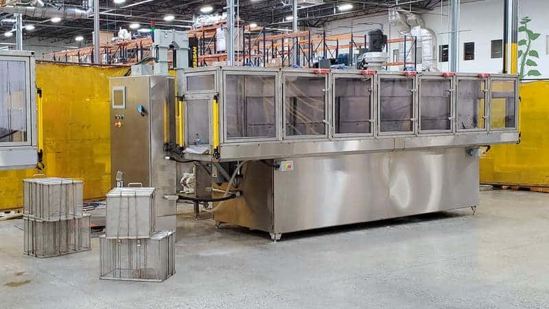 S-22 immersion ultrasonic washer with baskets