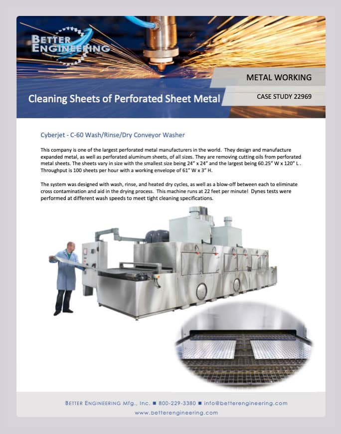 Conveyor washer