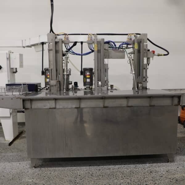 Immersion Part Washer, stainless steel construction.