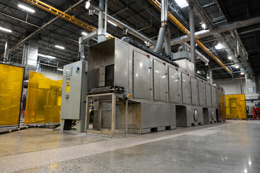 Better Engineering automotive conveyor part washer.