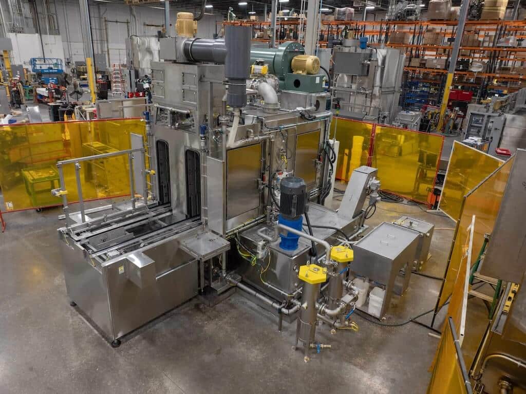 hondra done view industrial parts washer automotive industry