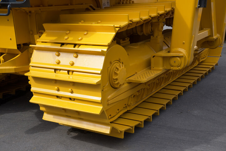 Heavy Equipment undercarriage for excavator or backhoe.