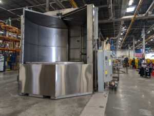 Better Engineering heavy equipment cabinet part washer.