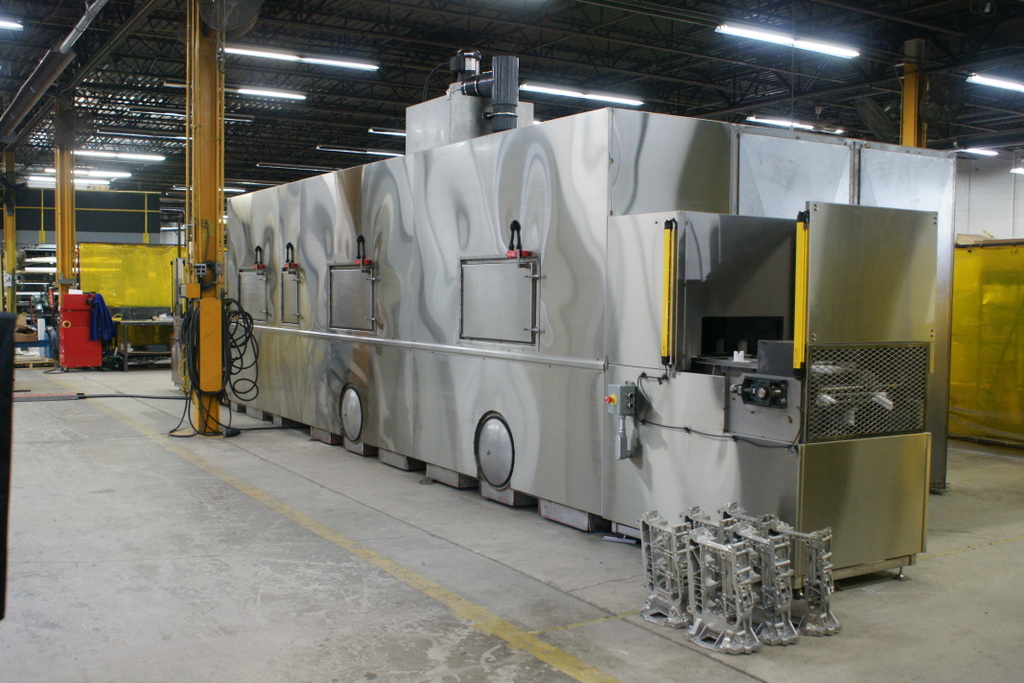 C-24 series part washing system designed specifically for cleaning EV powertrain components.