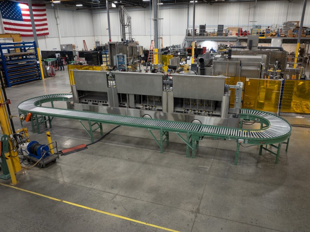Cyberjet C-24, 36, 48 industrial parts washer - tunnel washer angle 6