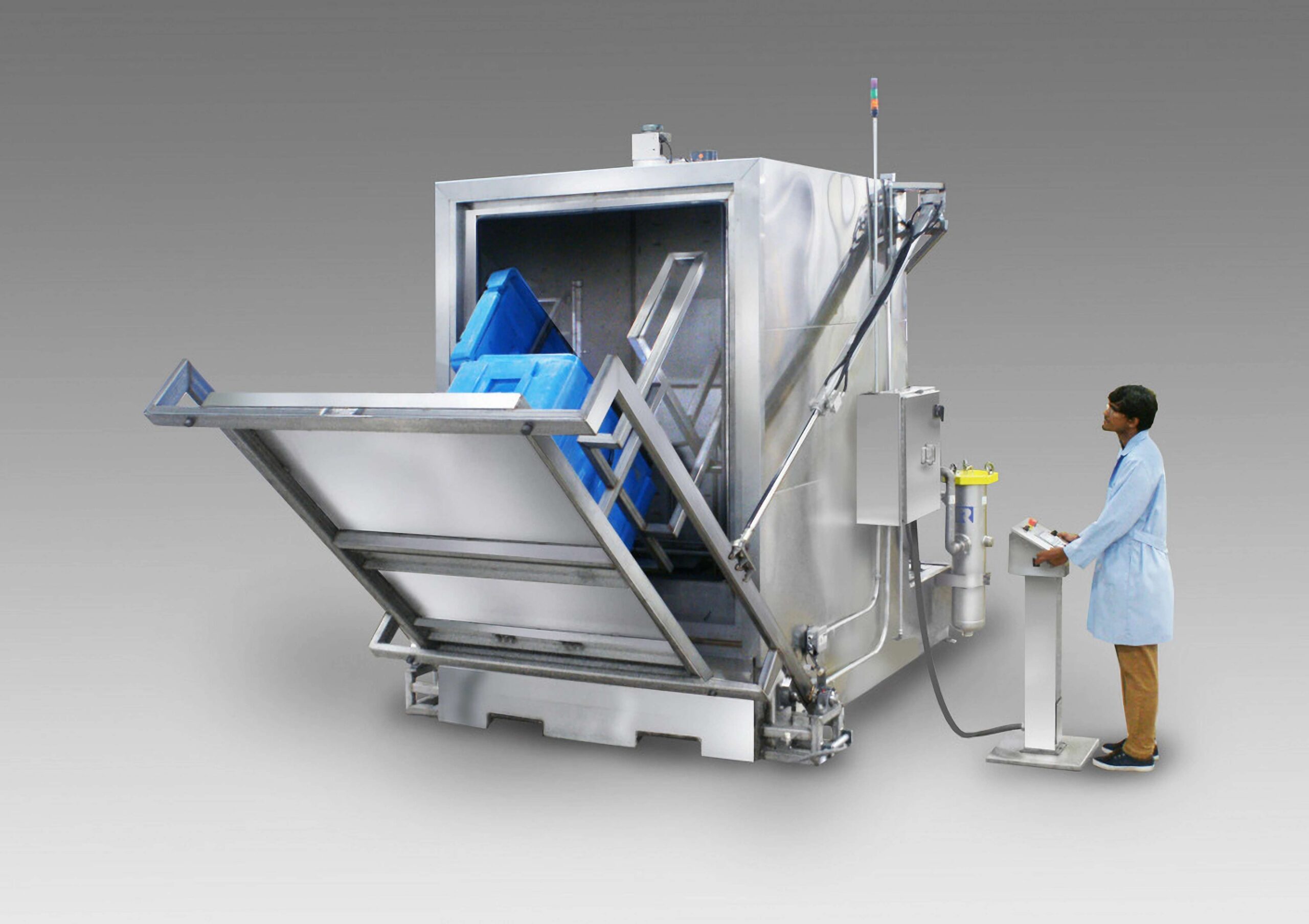 Sanitizing Vat & Buggy Washer