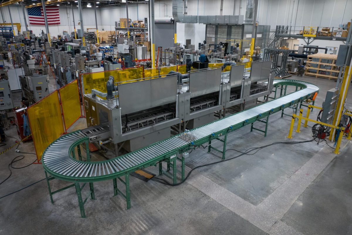 Better Engineering sanitary pharmaceutical part washer. Hygienically designed to ensure no cross-contamination or leftover residue.