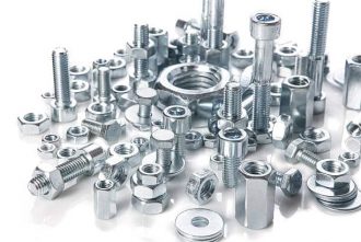 Nuts and bolts that can be cleaned with Better Engineering fastener cleaning solutions.