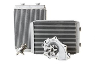 Cooling Systems | Better Engineering Cooling components for heavy equipment against white background.